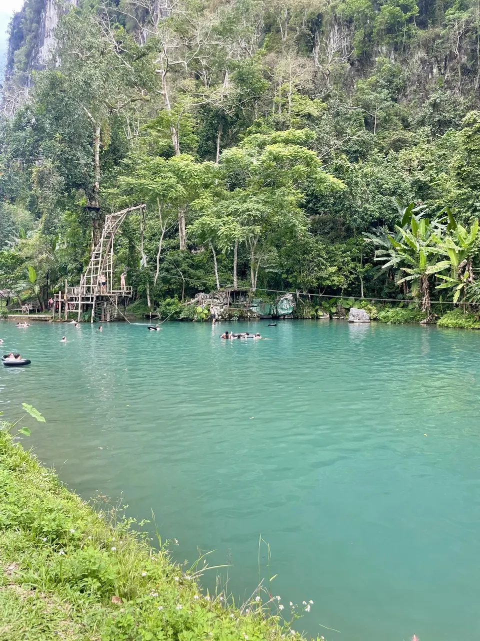 Blue Lagoon number 4 outside of Vang Vieng Laos